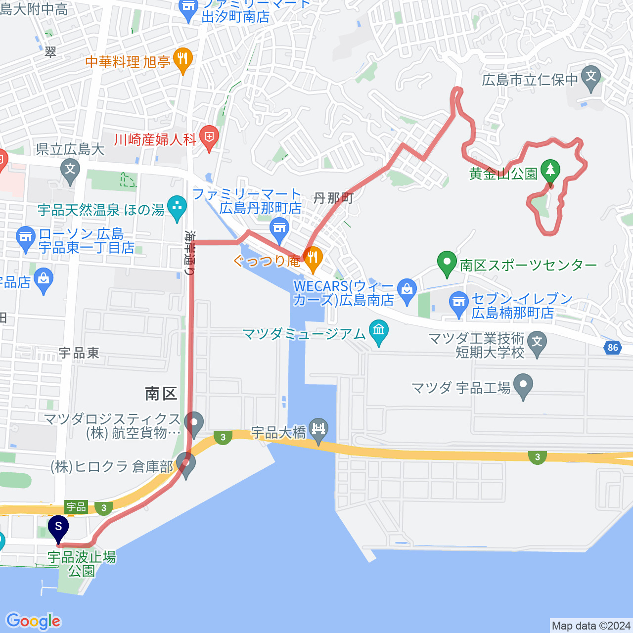 黄金山ルート | 広島県のサイクリングルート | サイクルビレッジ | J