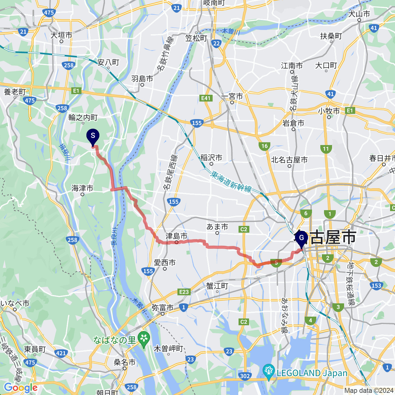 海津市～名古屋まで | 愛知県のサイクリングルート | サイクルビレッジ
